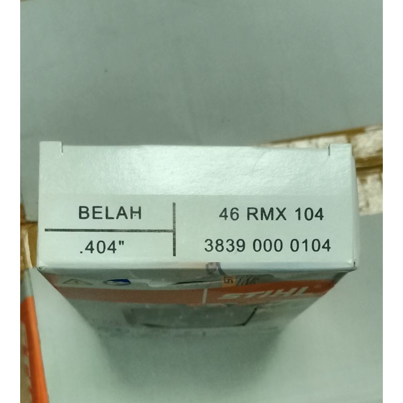 Rantai chainsaw stihl 070/720 52T Belah bar 36" Stihl original