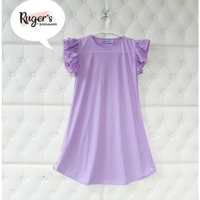 Rugers By Kayamani - Kids Dress - Flutter Lilac Dress
