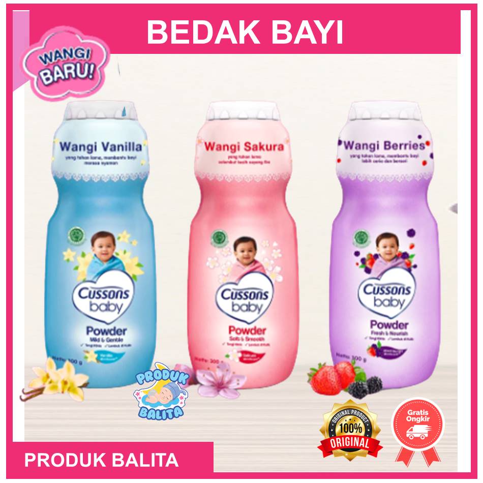 Cussons Baby Powder Extra 50% 50g + 25g Bedak Tabur  Bedak Bayi Cussons BabyTerlaris