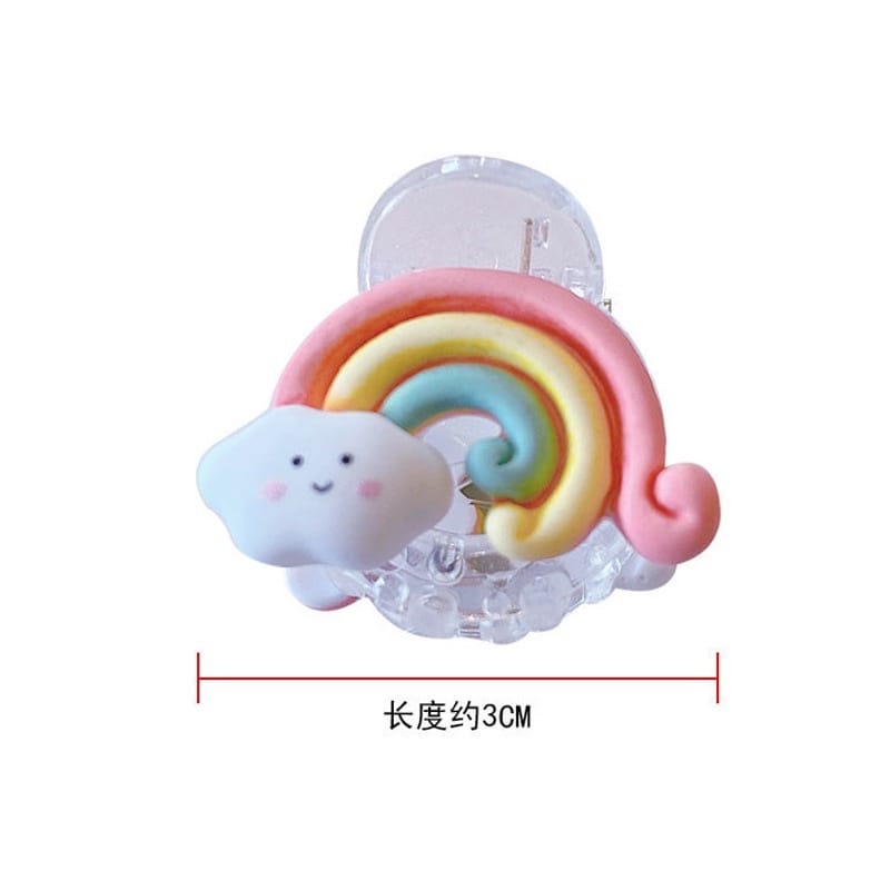 VS BG - Aksesoris Rambut / Jepit Rambut Korea FASHION Lucu Anak Perempuan / JEPIT RAMBUT MINI RAINBOW IMPORT