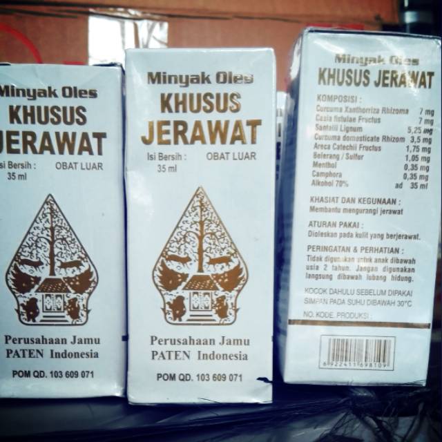 

Minyak oles khusus jerawat cap wayang