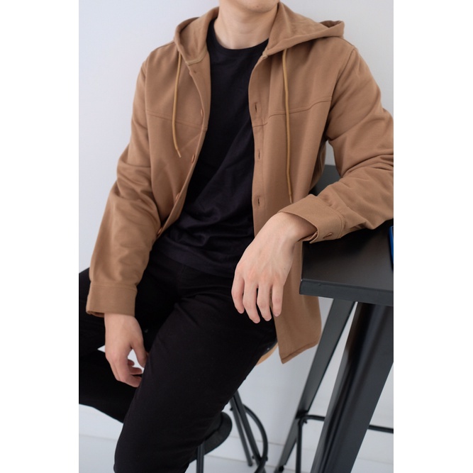 Kadaka MO-0101 Buttoned Hoodie Jacket Pria