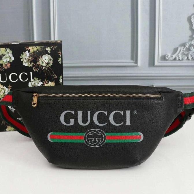 Waist Bag Pria Gucci Import Mirror Quality // Tas Pria Gucci // Gc Ujiakelar