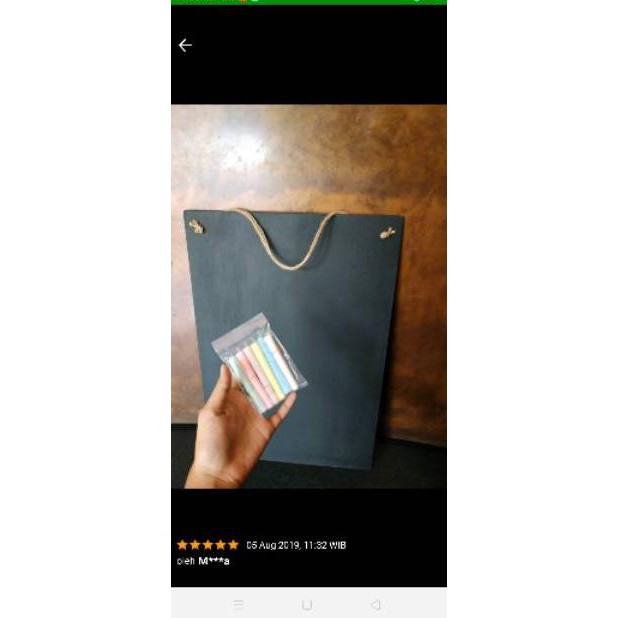 

Chalkboard Frameless 40x60cm Papan tulis kapur blackboard (ART. 273)