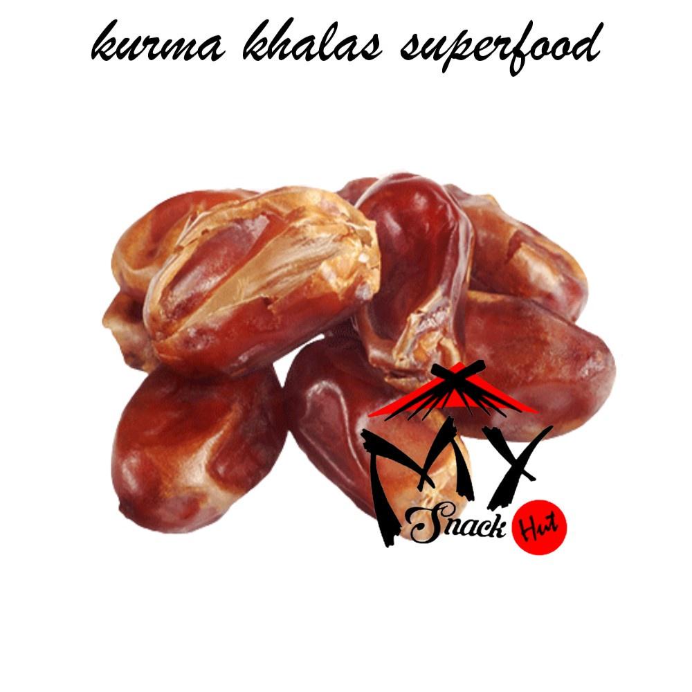 

KURMA KHALAS 100GR - KHOLAS ALSAAD AL SAAD KING DATE DATES SUPERFOOD UNI EMIRATES LEMBUT MANIS Berkualitas