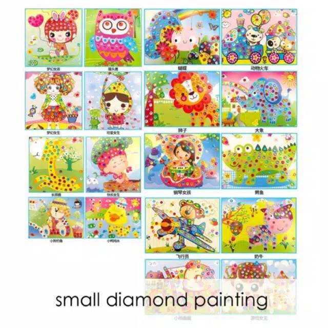 DIY SMALL DIAMOND PAINTING - STIKER MOSAIC