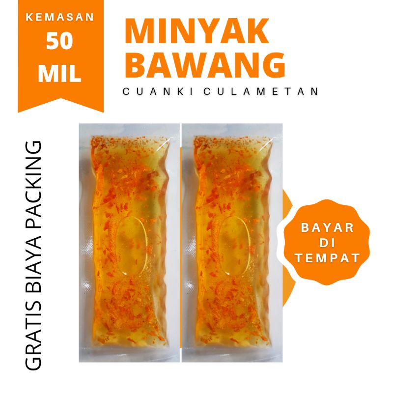 

Minyak Bawang, garlic oil sachet 50 mil kemasan eceran