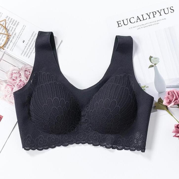 218 KJG BRA LATEX SEAMLESS THAILAND IMPORT SPORT BRA FULL CUP LATEX TANPA KAWAT - MM PROJECT [KL1251