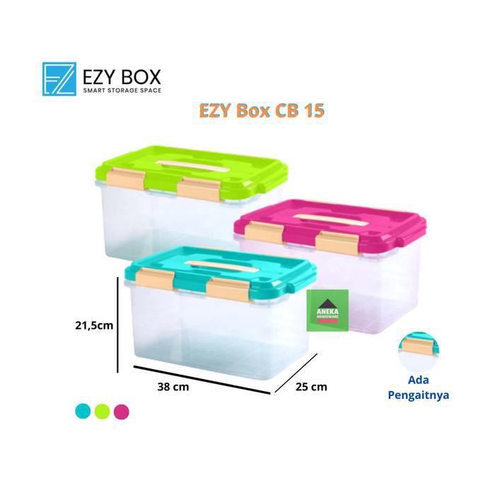EZY Container Box 15 Liter SW-BX20 - Biru Muda