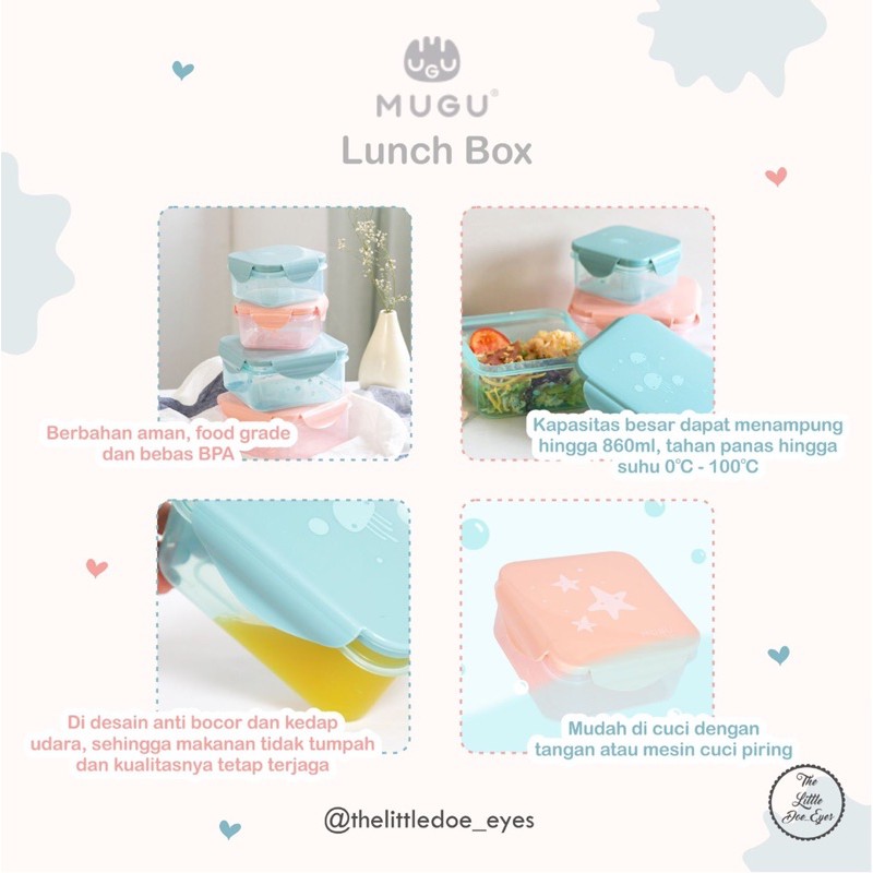 Mugu Lunch Box 370ml / 860ml