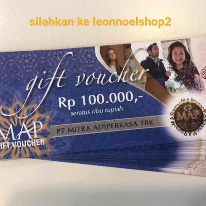 

MAP gift voucher 100 MAP gift voucher 50