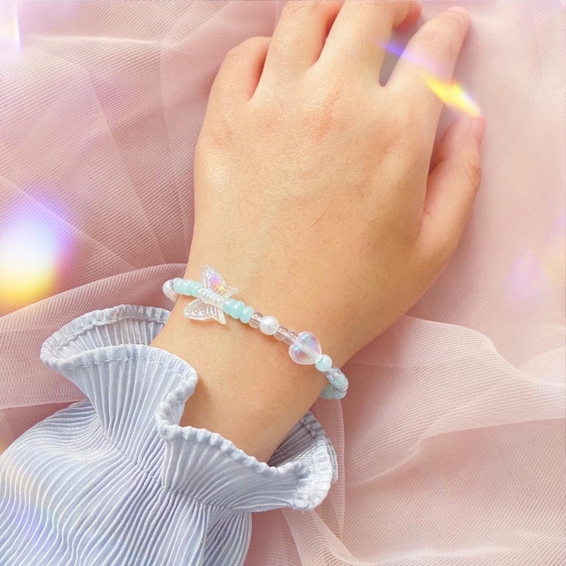 Butterfly Bracelet / Gelang Manik Kupu kupu