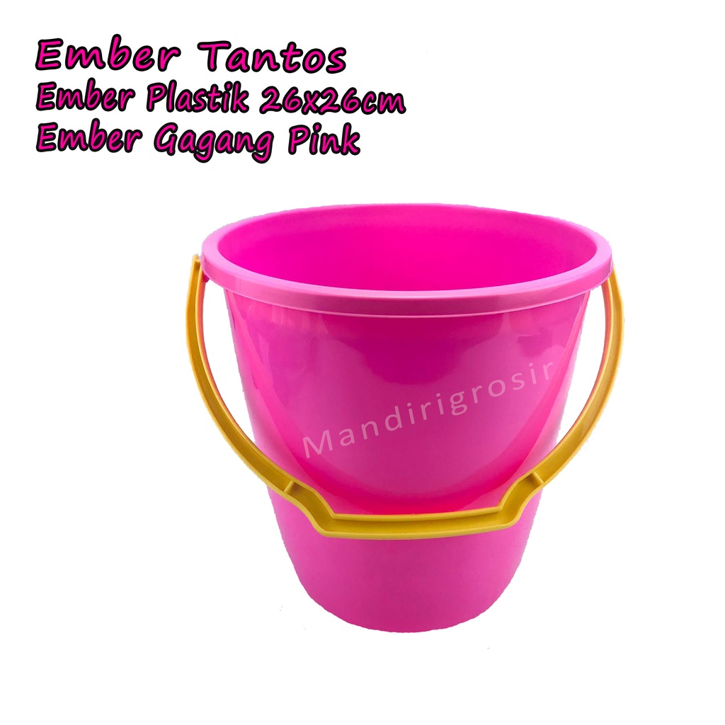 Ember Plastik 26x26*Ember Tantos*Ember Gagang*5360 Pink