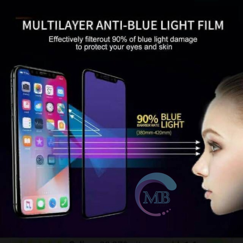 TEMPRED GLASS BLUE MATTE KERAMIK CERAMIC REDMI XIAOMI REDMI 3S 4A 4X 5A 5 5+ 6A 7A 7 8 8A PRO 9 9A 9C 9T 10 10C MI 10T PRO 5A PRIME 5 PRO MI 8 LITE NOTE 6 7 8 9 10 PRO 11 MB3294