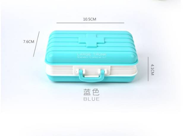 kotak obat bentuk koper suitcase medicine box