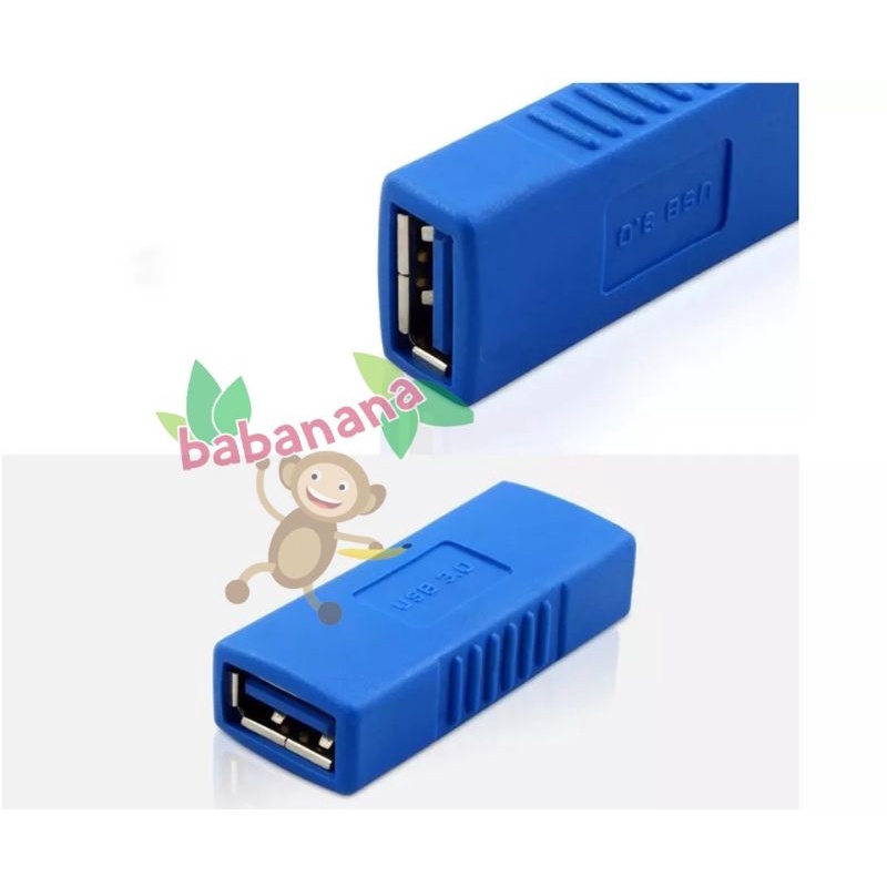 Barrel usb 3.0 penyambung kabel cable extension female to female