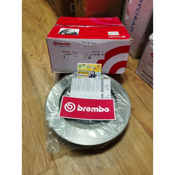 Cakram Disc brake depan Kanan kiri BMW E46 E85 BREMBO ( min 2 pcs kanan kiri)