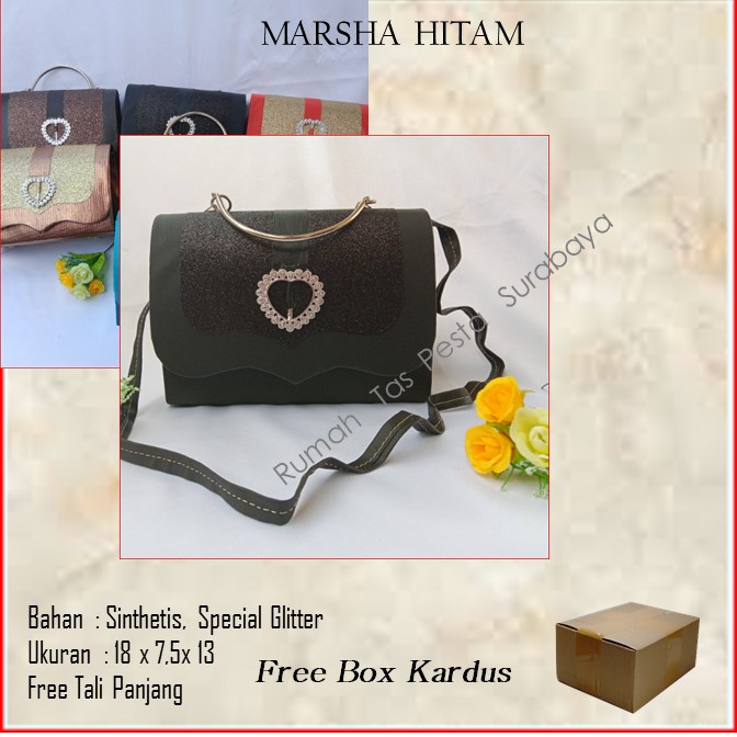 Tas Termurah,Tas Bagus,Tas Unik,MARSHA HITAM