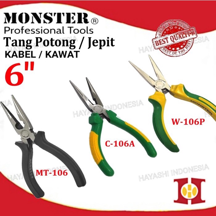 Tang Lancip 6 inch MONSTER MT-C106A