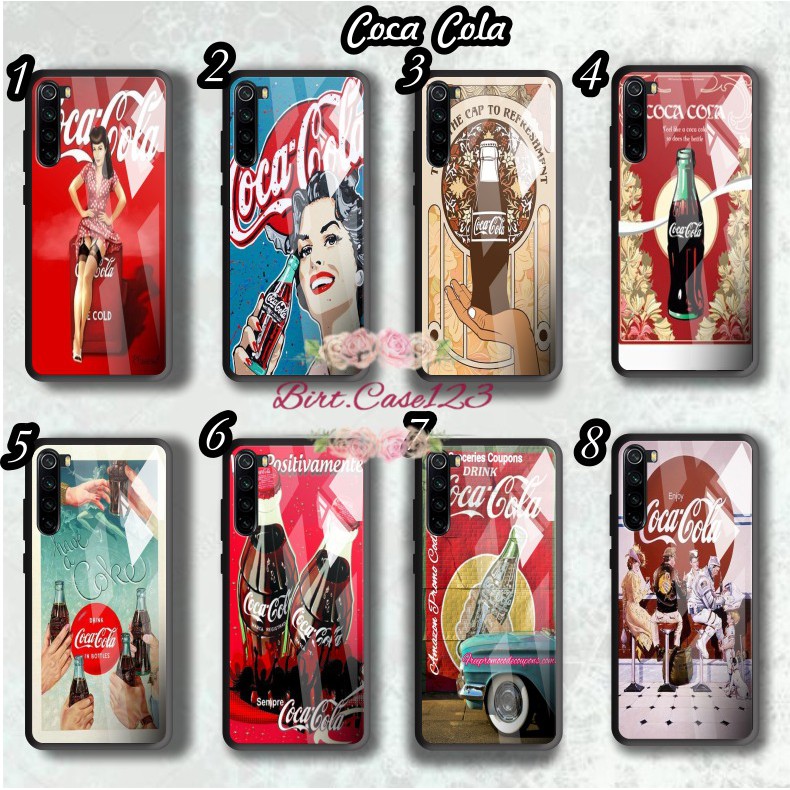 back case glass COCA COLA Realme C1 C2 C3 U1 2 3 5 5i 5s 6 X Xt C11 C15 C12 7 7i pro BC5025