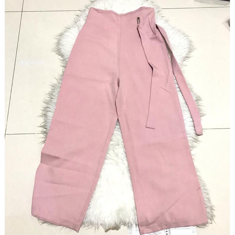 CELANA PANJANG BAHAN MODEL HIGH WAIST IMPORT BANGKOK