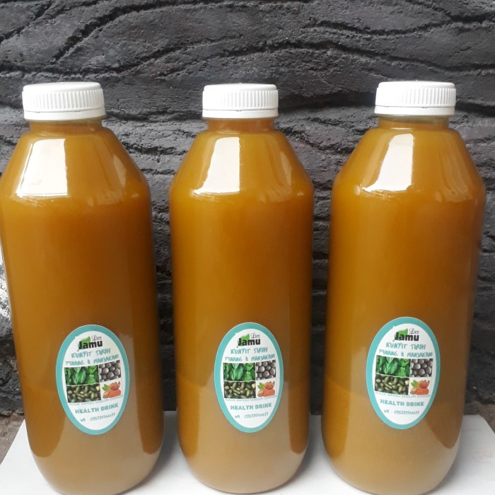 

TRADISIONALMINUMAN- KUNYIT SIRIH MANJAKANI 1 LITER -MINUMAN-TRADISIONAL.