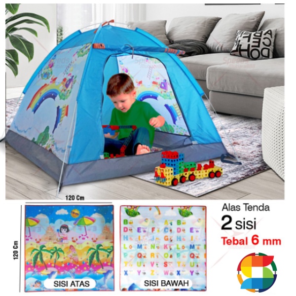 Sekawantoys Mainan Tenda Anak  Motif Kartun Buka Otomatis Anti Air