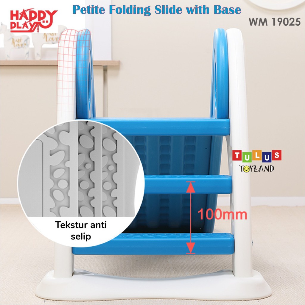 Perosotan Happy Play Petite Folding Slide Mainan Seluncuran Anak Murah WM19026 Pelosotan WM19025