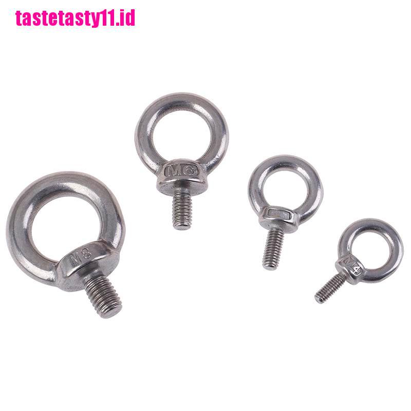 1 Pc Sekrup Cincin Loop Lubang Pengangkat Bahan 304 Stainless Steel Untuk Marine