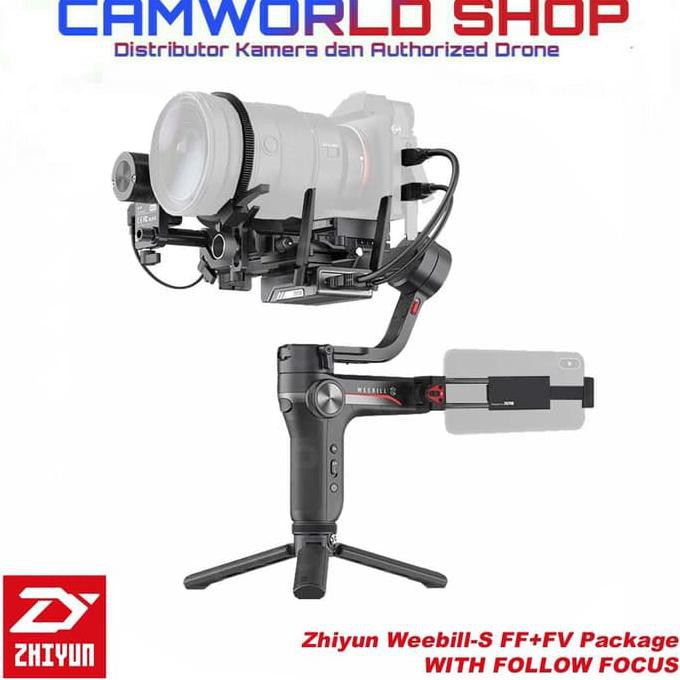 [Bisa Bayar Di Tempat] Zhiyun Weebill S Follow Focus Professional 3-Axis Gimbal Stabilizer Garansi
