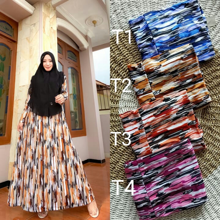 Gamis murah busui / gamis model terbaru / baju gamis-4