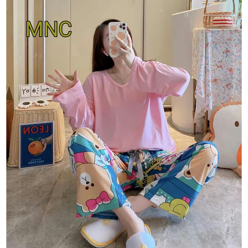 KAWAI BAJU TIDUR PIYAMA SETELAN PP MOTIF LD 115 IMPORT