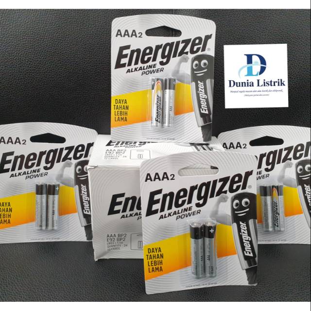 baterai AAA energizer alkaline