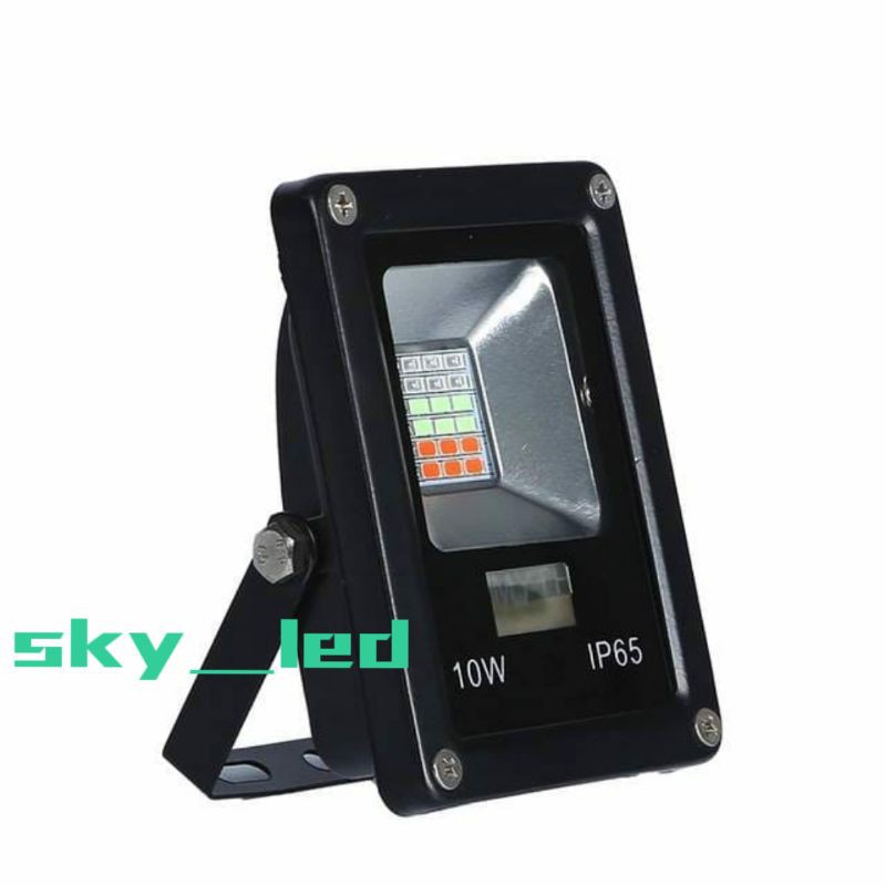 KAP SOROT 10W RGB SLIM SMD  IP65 OUTDOOR MAUPUN INDOOR/ KAP BIGPOWER  RGB REMOT