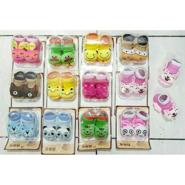 KAOS KAKI RATTLE 3D / KAOS KAKI ANAK / KAOS KAKI BAYI