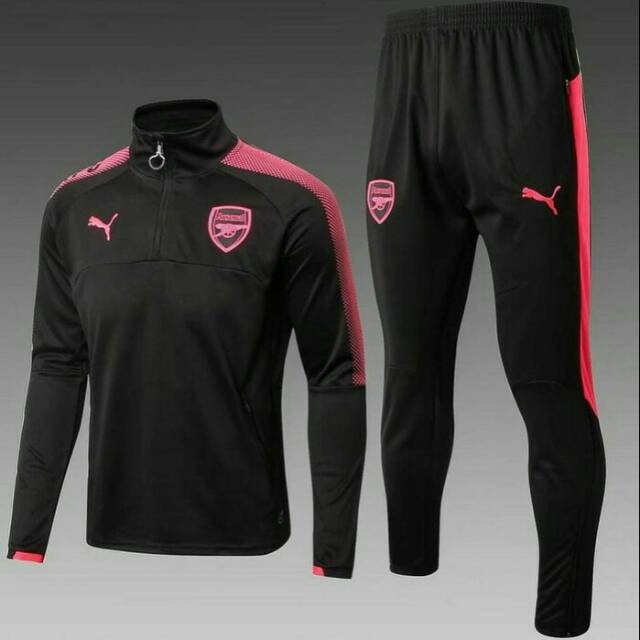 Jaket Sweater Midlayer Arsenal 3rd 17/18 Grade Ori Futsal Murah Jersey (FNS)