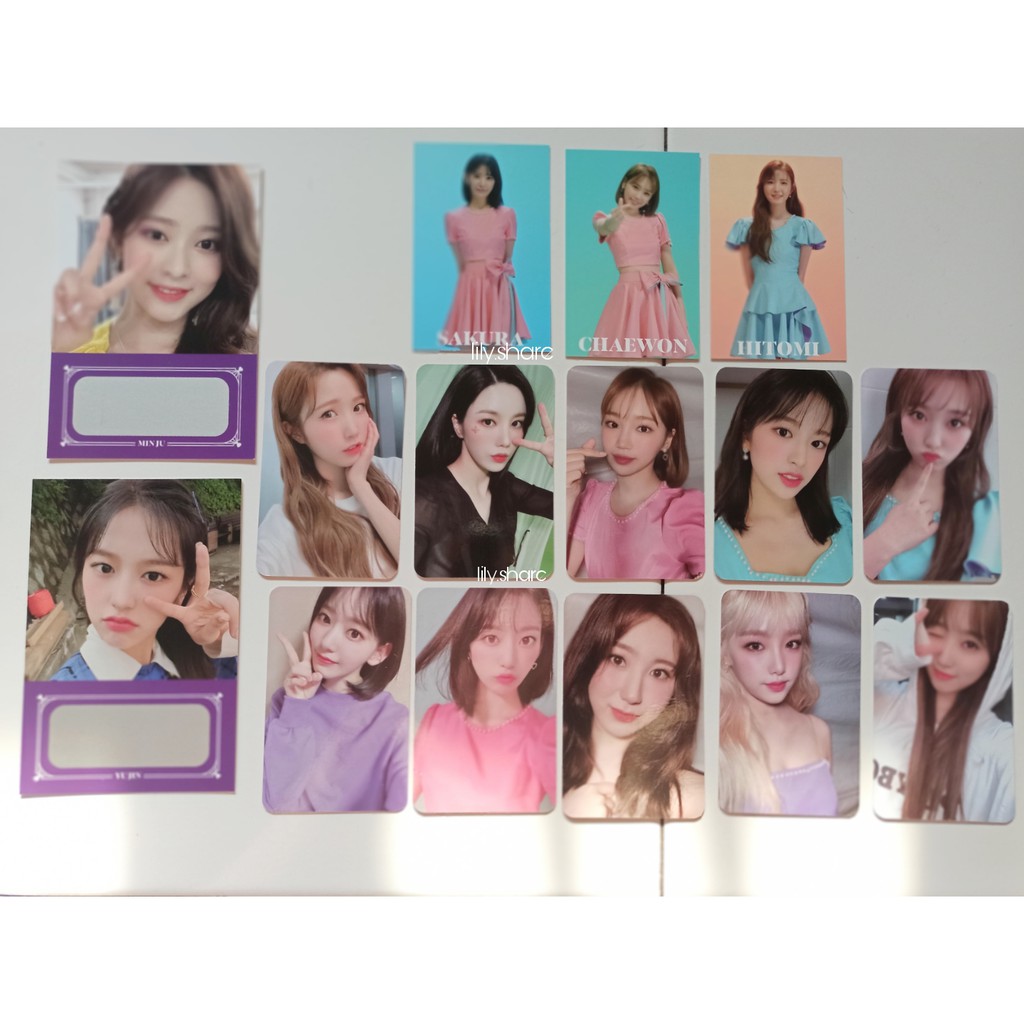 IZ*ONE Oneiric Diary 3D ver Photocard / AR / Scratch Card IZONE