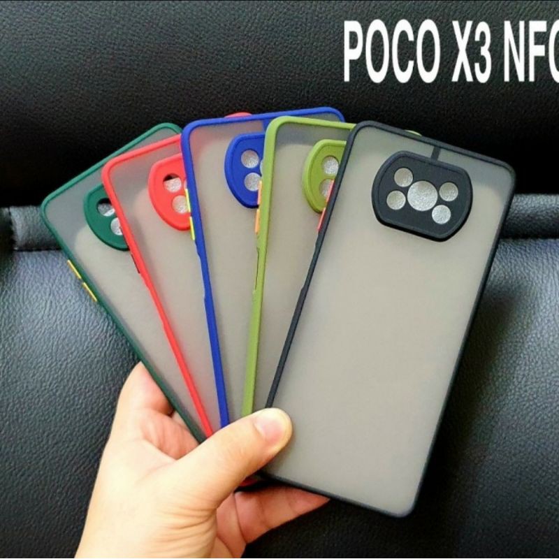 My Choise Case Dove + Kamera Armor Matte Case Original Poco X3 NFC / Poco X3 Pro New