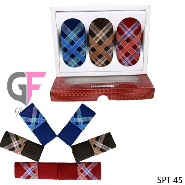 GIOFLO Sapu Tangan Unisex  Isi 6 PCs Multicolor / SPT 45