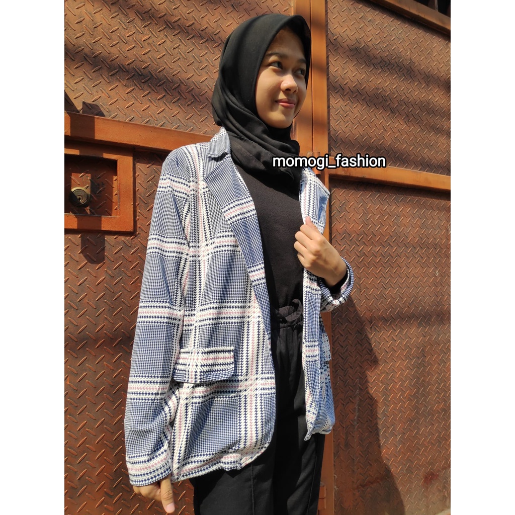 MOMOGI- BLAZER WANITA / BLAZER KEKINIAN / BLAZER KANTORAN