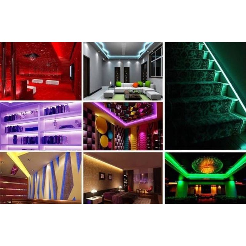 LAMPU LED STRIP SELANG 5050 SMD AC 220V METERAN (1M-100M) OUTDOOR AND INDOOR (LAMPU TIK TOK)