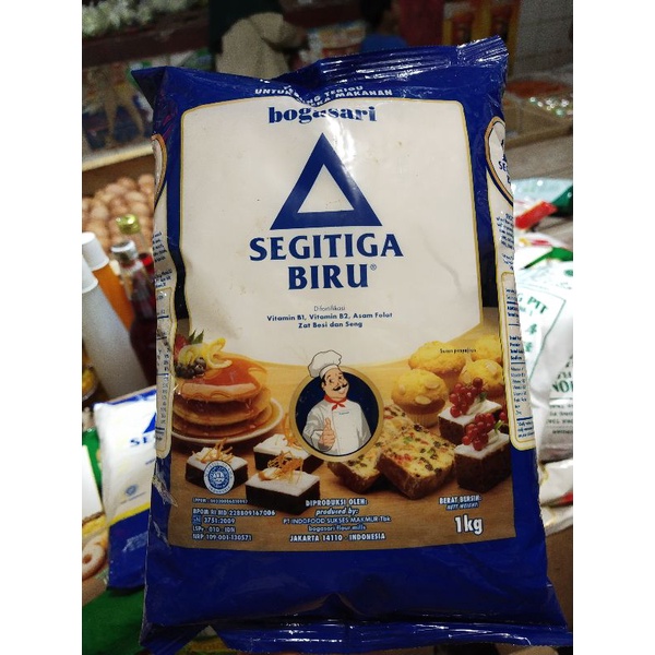 

Tepung Terigu Segitiga Biru Premium 1 Kg