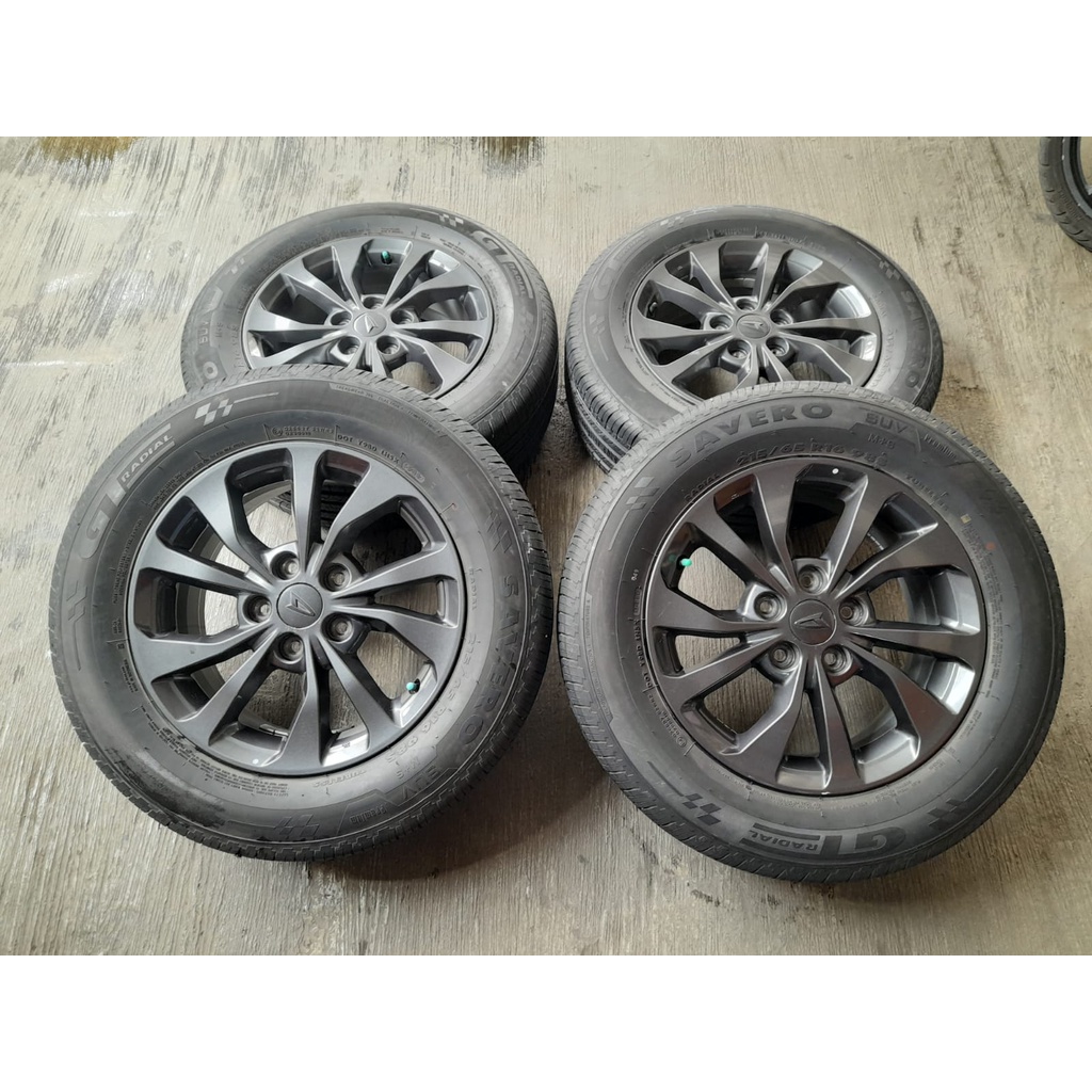 Velg Mobil Bekas Ring 16 Oem Terios Pcd 5x114,3 Plus Ban