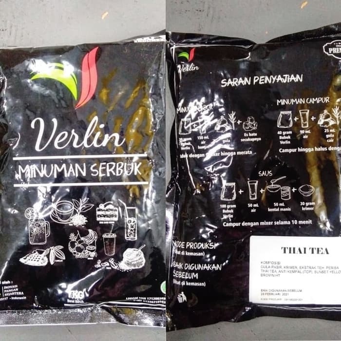 

(BISA COD) Verlin Powder Drink / Bubuk Minuman 1kg - royal coklat