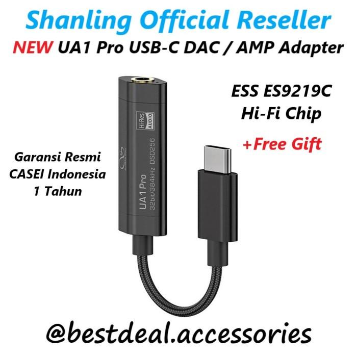 Ampli | Shanling Ua1 Pro Portable Usb-C Dac / Amp Adapter New Ess Es9219C