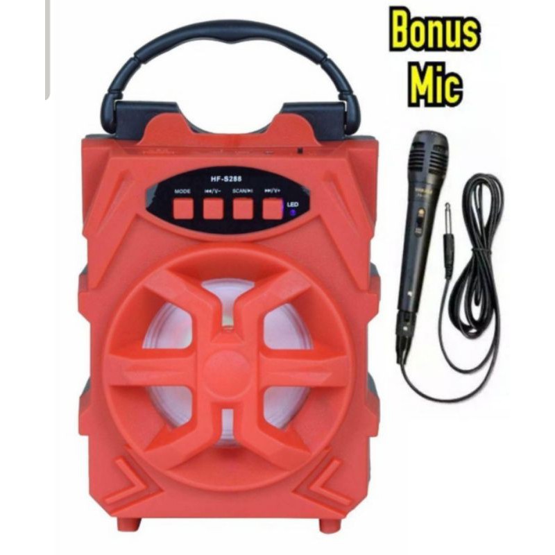 Speaker HF-S288 Plus Microphone speaker bluetooth