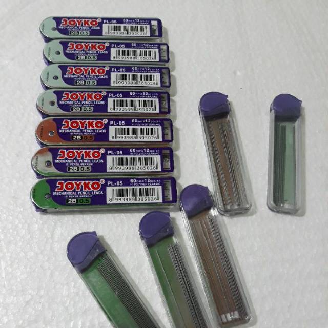 

Isi pensil mekanik 0.5mm JOYKO PL 05 ECER!!!!!!!