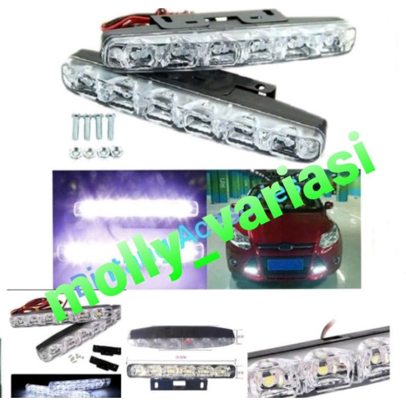Lampu DRL led mobil all new yaris 2014