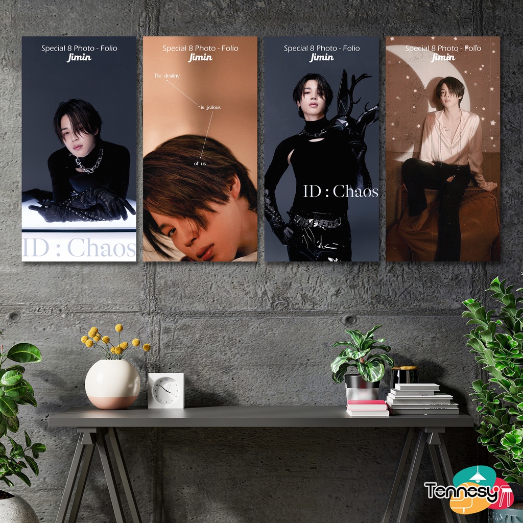 TENNESY HIASAN DINDING SPECIAL EDITION JIMIN BTS CHAOS PHOTOSHOOT KOREA 10x20CM WALL DECOR PAJANGAN KAYU POSTER DEKORASI DINDING RUMAH KAMAR TIDUR