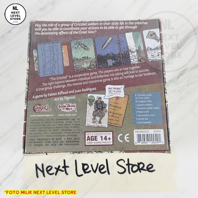 The Grizzled Board Game Board Games - BASIC DECK - READY STOCK